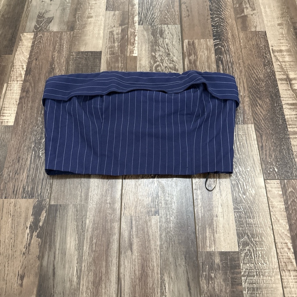 Princess Polly Navy Zip-Up Jacket